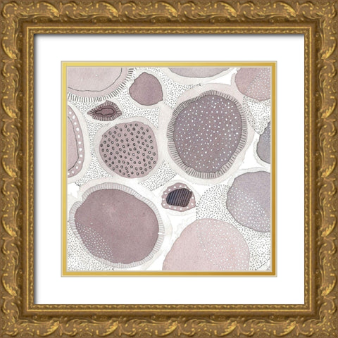 Close Evolutions 1 Gold Ornate Wood Framed Art Print with Double Matting by Rupe, Kim
