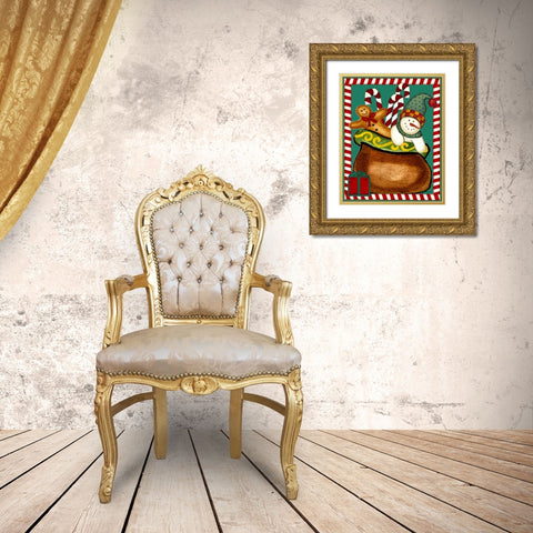 Gifts of Love Gold Ornate Wood Framed Art Print with Double Matting by Korsgaden, Laurie