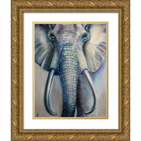 Maj 1 Gold Ornate Wood Framed Art Print with Double Matting by Colberg, Lisa