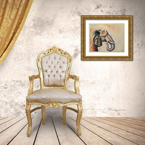 Dream Little Girl 1 Gold Ornate Wood Framed Art Print with Double Matting by Colberg, Lisa