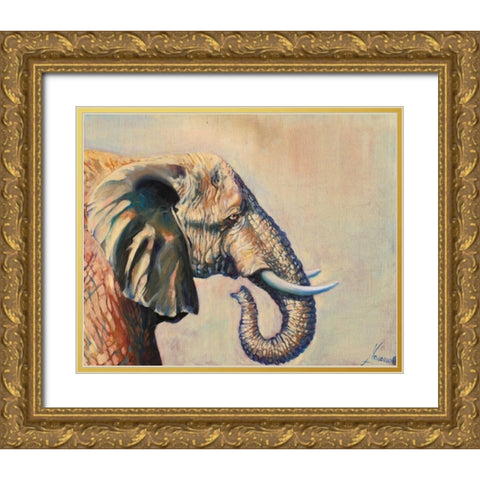 Dream Little Girl 1 Gold Ornate Wood Framed Art Print with Double Matting by Colberg, Lisa