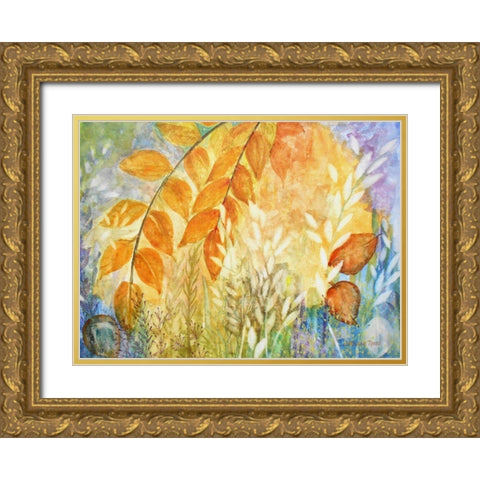 Mineral Wood II Gold Ornate Wood Framed Art Print with Double Matting by Rossi, Lorraine