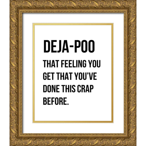 Dejapoo 2 Gold Ornate Wood Framed Art Print with Double Matting by Straatsma, Leah
