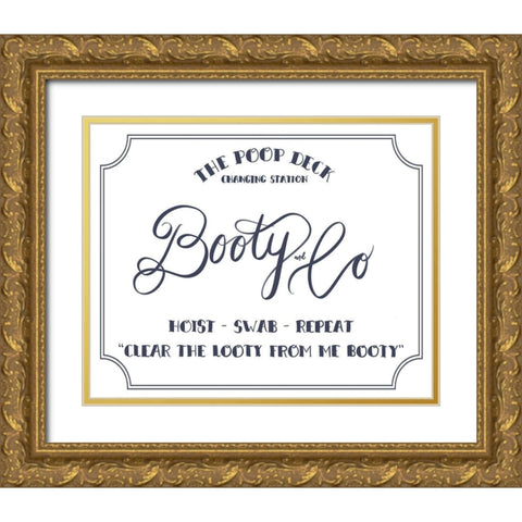 The Poop Deck Gold Ornate Wood Framed Art Print with Double Matting by Straatsma, Leah