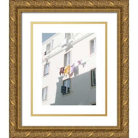 Lisbon 1 Gold Ornate Wood Framed Art Print with Double Matting by Straatsma, Leah