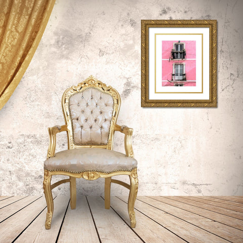 Lisbon 4 Gold Ornate Wood Framed Art Print with Double Matting by Straatsma, Leah