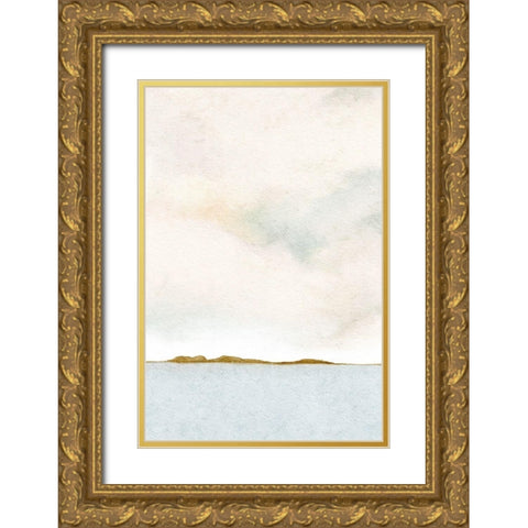 Morning View From The Dock 2 Gold Ornate Wood Framed Art Print with Double Matting by Straatsma, Leah