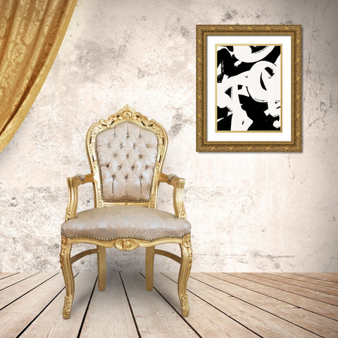 Confusion Gold Ornate Wood Framed Art Print with Double Matting by Straatsma, Leah
