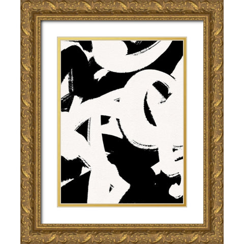 Confusion Gold Ornate Wood Framed Art Print with Double Matting by Straatsma, Leah