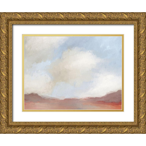 Skies Above The Canyon Gold Ornate Wood Framed Art Print with Double Matting by Straatsma, Leah