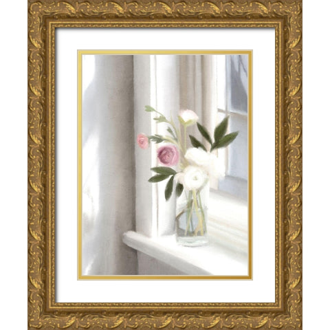 That Afternoon Sun Gold Ornate Wood Framed Art Print with Double Matting by Straatsma, Leah