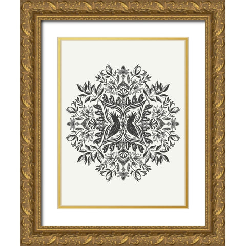 Fancy Toucans Gold Ornate Wood Framed Art Print with Double Matting by Straatsma, Leah