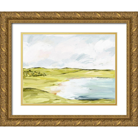 Porterfields Gold Ornate Wood Framed Art Print with Double Matting by Straatsma, Leah