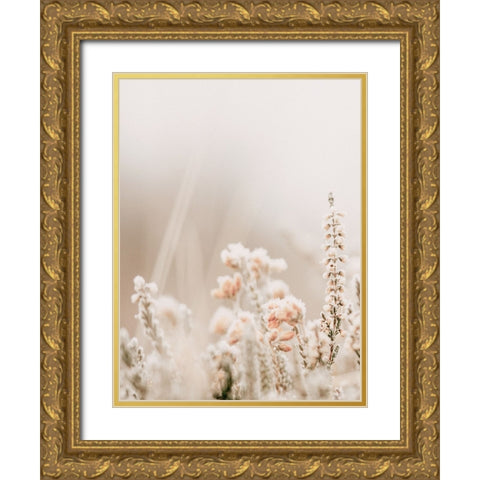 Frost Kiss Gold Ornate Wood Framed Art Print with Double Matting by Straatsma, Leah