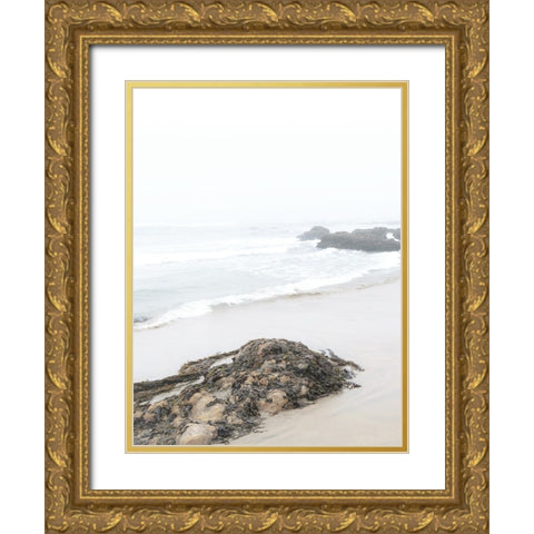 Ocean View Gold Ornate Wood Framed Art Print with Double Matting by Straatsma, Leah