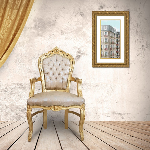 Sunlight In Paris Gold Ornate Wood Framed Art Print with Double Matting by Straatsma, Leah