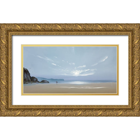 Ebb Tide 2 Gold Ornate Wood Framed Art Print with Double Matting by Lee, Spencer