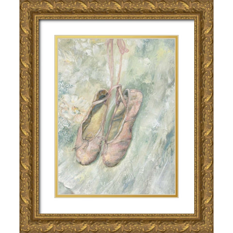 Ready To Dance 82566 Gold Ornate Wood Framed Art Print with Double Matting by May