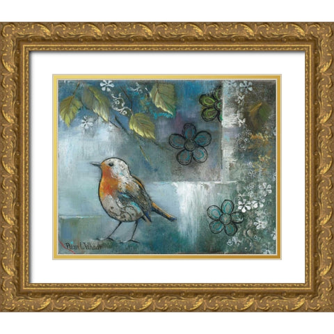 Fly Into Tomorrow 2 Gold Ornate Wood Framed Art Print with Double Matting by May