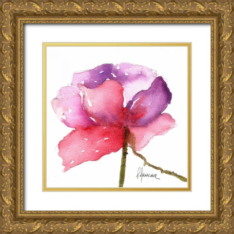 Paragon in Pink Gold Ornate Wood Framed Art Print with Double Matting by May