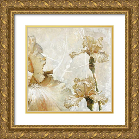 Elegant Touch Gold Ornate Wood Framed Art Print with Double Matting by May