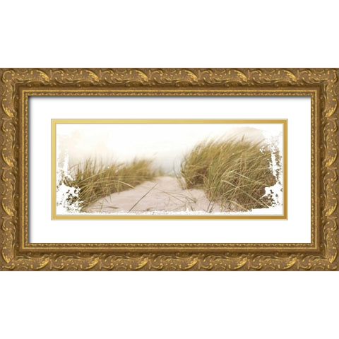 Coastal Photography 2 Gold Ornate Wood Framed Art Print with Double Matting by Hogan, Melody