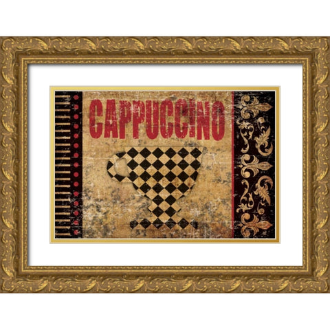 Cappuccino Fantastico 2 Gold Ornate Wood Framed Art Print with Double Matting by Hogan, Melody