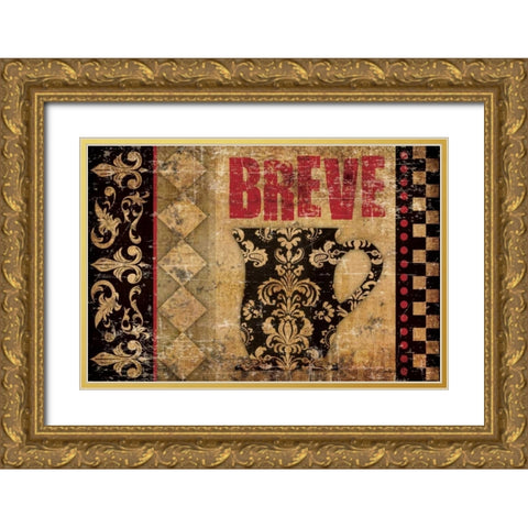 Breve Delicioso 2 Gold Ornate Wood Framed Art Print with Double Matting by Hogan, Melody