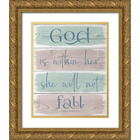 Within Me 1 Gold Ornate Wood Framed Art Print with Double Matting by Hogan, Melody