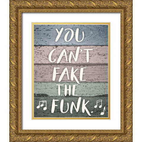Spring Funk 1 Gold Ornate Wood Framed Art Print with Double Matting by Hogan, Melody