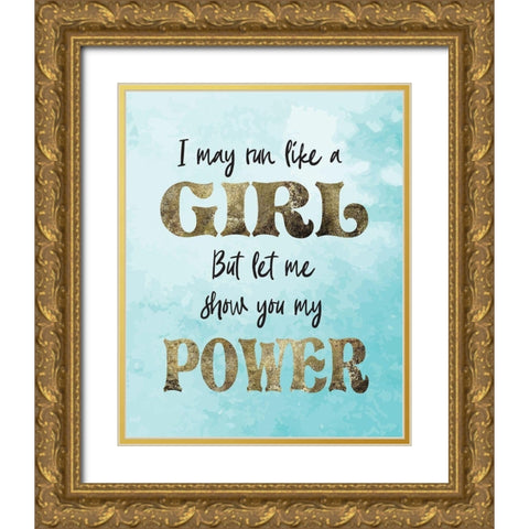 Mom Boss 2 Gold Ornate Wood Framed Art Print with Double Matting by Hogan, Melody