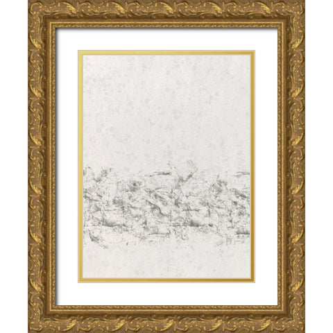 Spires 1 Gold Ornate Wood Framed Art Print with Double Matting by Hogan, Melody