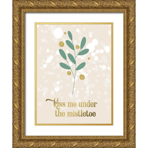 Winter Wonderland 2 Gold Ornate Wood Framed Art Print with Double Matting by Hogan, Melody