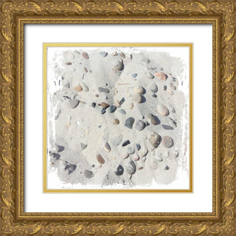 Rocky Sands Gold Ornate Wood Framed Art Print with Double Matting by Hogan, Melody