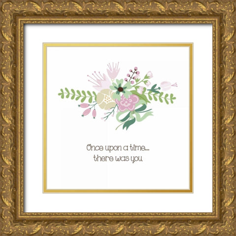 Baby Time 1 Gold Ornate Wood Framed Art Print with Double Matting by Hogan, Melody