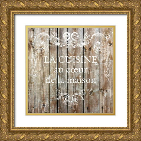 French Farmhouse 3 Gold Ornate Wood Framed Art Print with Double Matting by Hogan, Melody