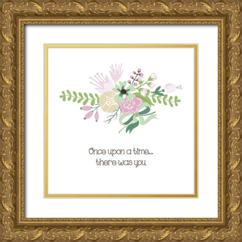 Baby Blush 4 Gold Ornate Wood Framed Art Print with Double Matting by Hogan, Melody