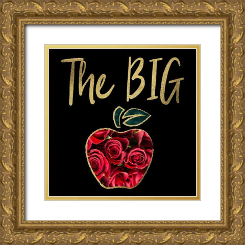 NYC Glam 4 Gold Ornate Wood Framed Art Print with Double Matting by Hogan, Melody