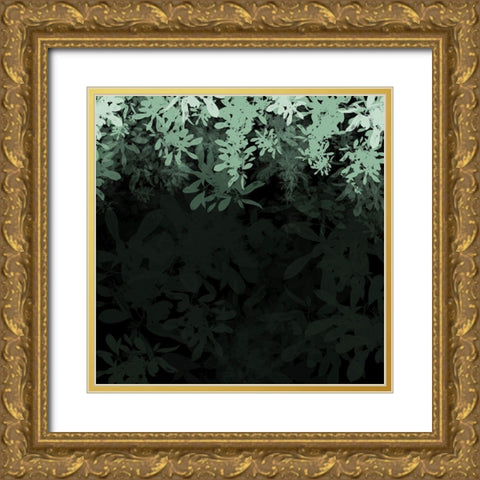 Dark Tropical II Gold Ornate Wood Framed Art Print with Double Matting by Hogan, Melody