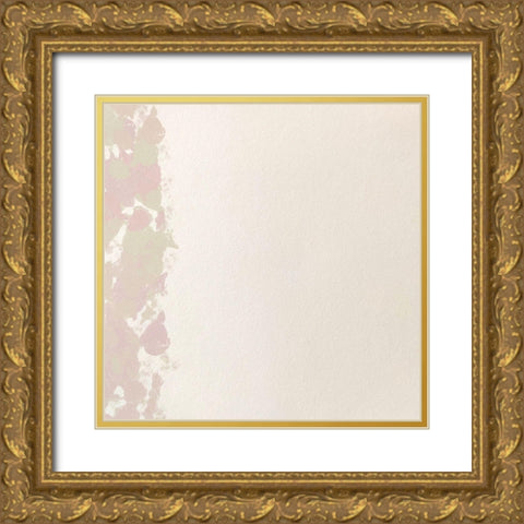 Soft Splatter 1 Gold Ornate Wood Framed Art Print with Double Matting by Hogan, Melody