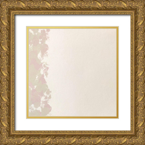 Soft Splatter 2 Gold Ornate Wood Framed Art Print with Double Matting by Hogan, Melody