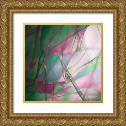 light graphics Gold Ornate Wood Framed Art Print with Double Matting by Hogan, Melody