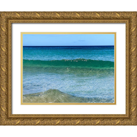 Gentle Clarity Gold Ornate Wood Framed Art Print with Double Matting by Nebula, Melissa