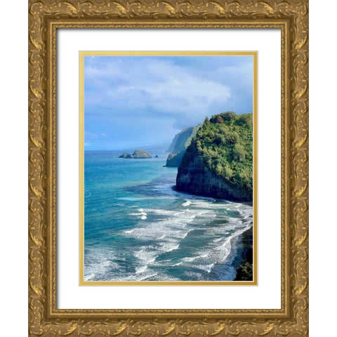 Pololu Gold Ornate Wood Framed Art Print with Double Matting by Nebula, Melissa