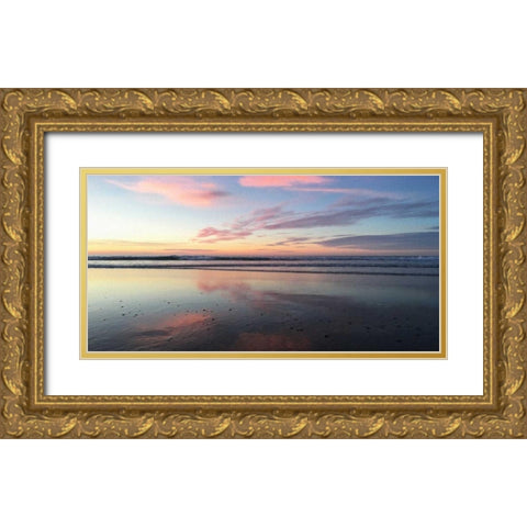 Sea Of Dreams Gold Ornate Wood Framed Art Print with Double Matting by Prime, Marcus