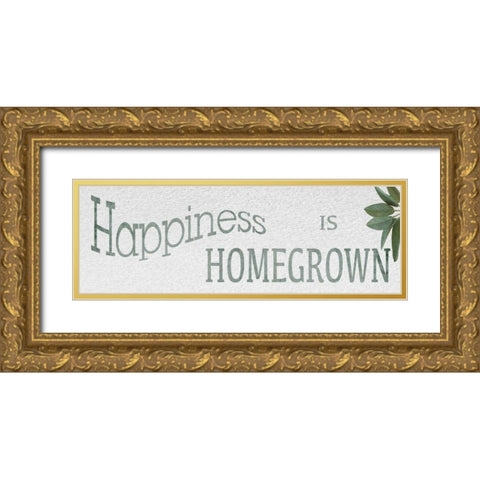 Homegrown Gold Ornate Wood Framed Art Print with Double Matting by Prime, Marcus