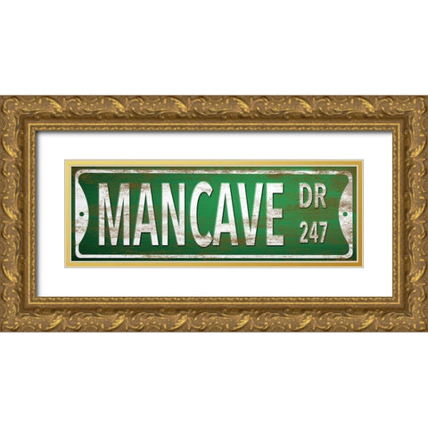 Mancave Drive Gold Ornate Wood Framed Art Print with Double Matting by Prime, Marcus