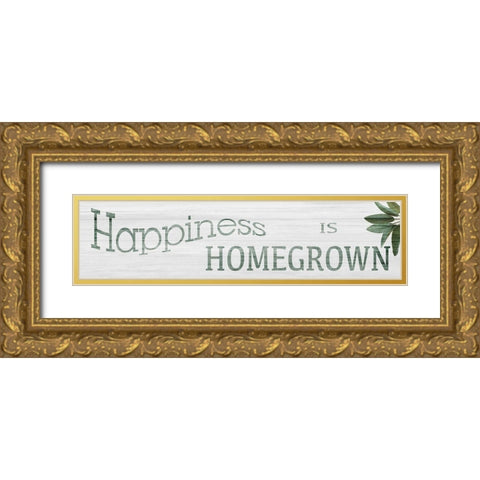 Homegrown 2 Gold Ornate Wood Framed Art Print with Double Matting by Prime, Marcus
