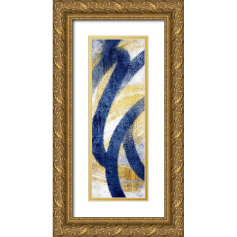 Striking Marks 1 Gold Ornate Wood Framed Art Print with Double Matting by Prime, Marcus