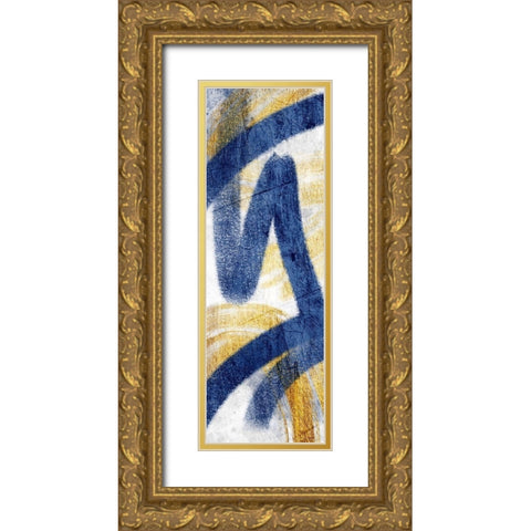 Striking Marks 2 Gold Ornate Wood Framed Art Print with Double Matting by Prime, Marcus